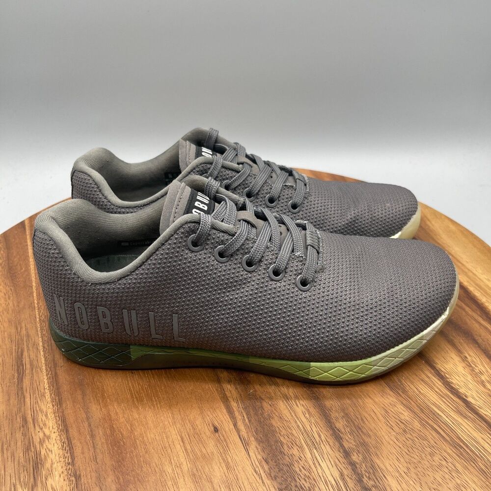 NOBULL Shoes Mens Size 8 Gray Running Comfort Walking Casual Gym Sneakers